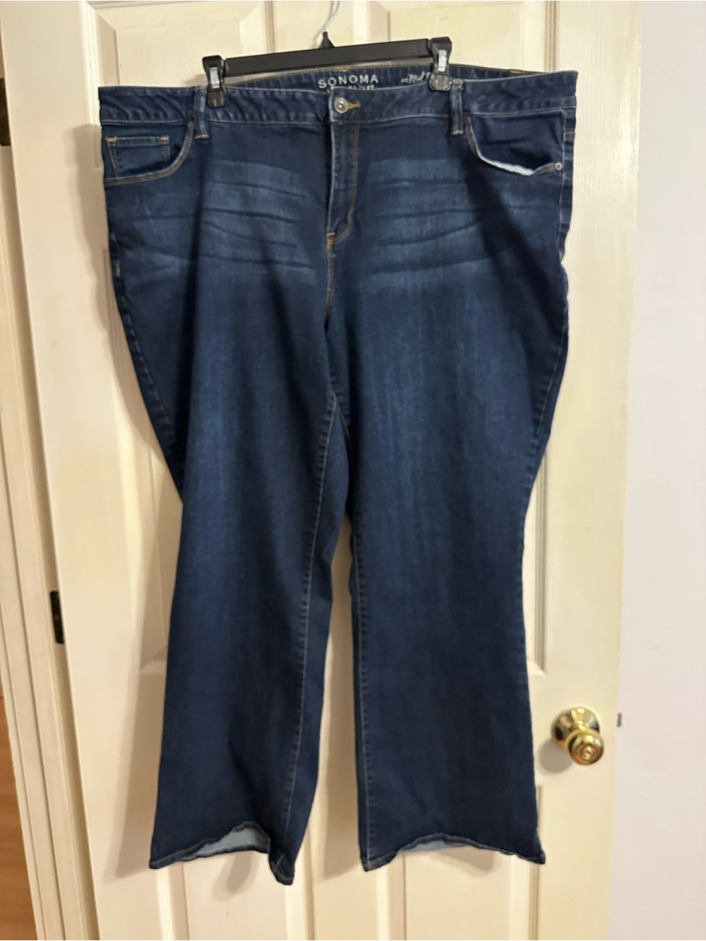 Sonoma Women's Dark Blue Boot-Cut Jeans